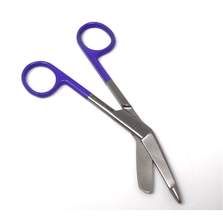 A2Z Scilab Purple Handle Color Lister Bandage Scissors 5.5", Stainless Steel A2Z-ZR006